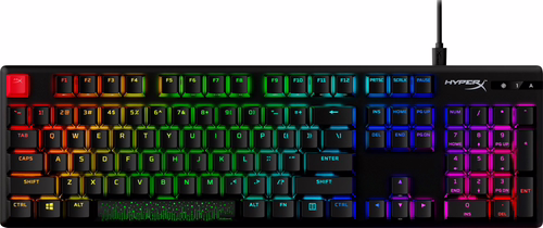 HyperX Teclado mecánico gaming Alloy Origins PBT HX rojo | 639N3AA#ABE | 0196548062034 imagen 1
