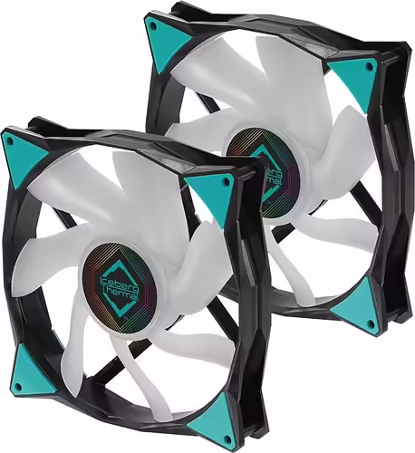 Iceberg Thermal IceGALE ARGB Carcasa del ordenador Ventilador 14 cm Negro 2 piez | ICEGALE14A-B2A | 1230000071611 imagen 1