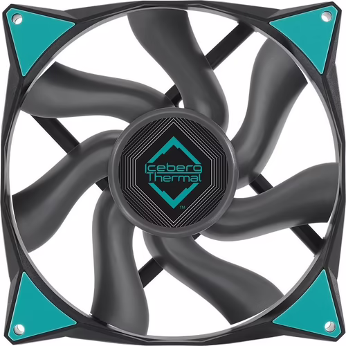 Iceberg Thermal IceGALE Xtra Carcasa del ordenador Ventilador 14 cm Negro 1 piez | ICEGALE14D-C0A | 1230000071178 imagen 1