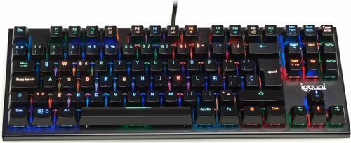 iggual Teclado gaming TKL mecánico ONYX RGB negro | IGG317952 | 8435364317952 imagen 1