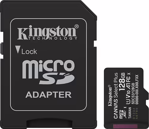 Kingston Micro SDXC 128Gb + Adaptador SD (SDCS3/128GB) | 0740617348453 imagen 1