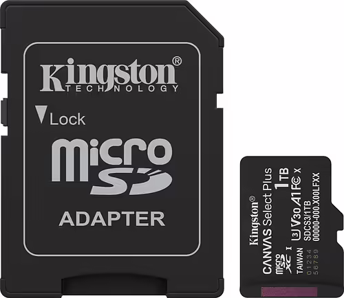 Kingston Micro SDXC 1Tb + Adaptador SD (SDCS3/1TB) | 0740617348606 imagen 1