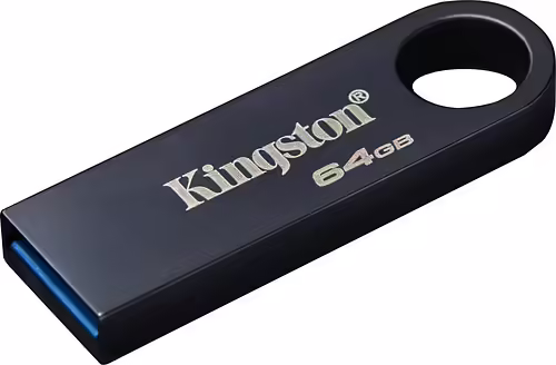 Kingston Technology DataTraveler 64 GB SE9 G3 - Níquel oscuro | KE-U2X64-1AC | 740617343465 imagen 1