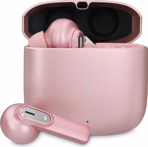 Ksix Auriculares inalámbricos Spark, Estuche metálico, Autonomía 7+20 h, Cont | BXTW04RO | 8427542122632 imagen 1