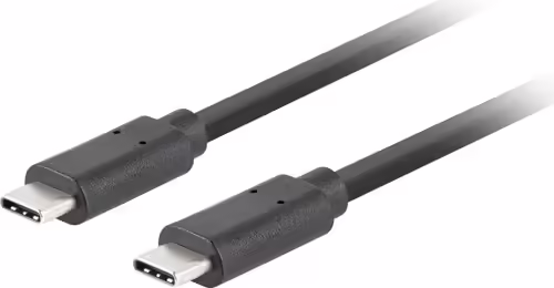 Lanberg CA-CMCM-32CU-0010-BK cable USB 1 m USB 3.2 Gen 2 (3.1 Gen 2) USB C Negro | 5901969436921 imagen 1