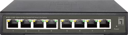 LevelOne GES-2108P switch Gestionado L2 Gigabit Ethernet (10/100/1000) Energͭa  | 4015867229200 imagen 1