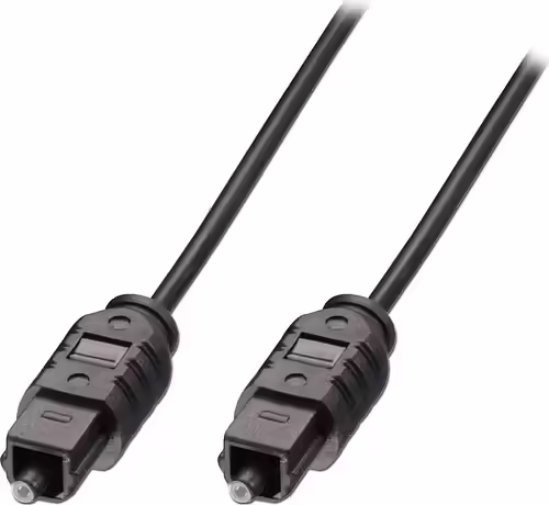 Lindy 35210 cable de audio 0,5 m TosLink Negro | LINDY35210 | 4002888352109 imagen 1