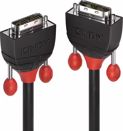Lindy 36256 cable DVI 2 m DVI-D Negro | LINDY36256 | 4002888362566 imagen 1