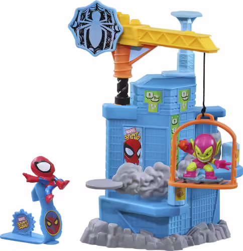 Marvel Stunt Squad Crane Smash | 5010994180980 imagen 1