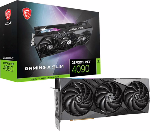 MSI GeForce RTX 4090 GAMING X SLIM 24GB GDDR6X DLSS3 | 912-V510-265 | 4711377134361 imagen 1