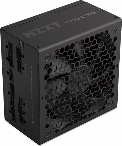 NZXT C750 Gold Core unidad de fuente de alimentación 750 W 24-pin ATX ATX Negro | PA-7G3BB-EU | 5056547208657 imagen 1