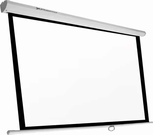 Pantalla manual phoenix videoproyector pared y techo posicion ajustable carcasa | PHPANTALLA200/150 | 8436043200831 imagen 1