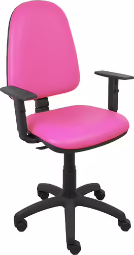 Piqueras y Crespo Silla Ayna similpiel rosa brazos regulables | 04CPSP24B10 | 8435501007678 imagen 1