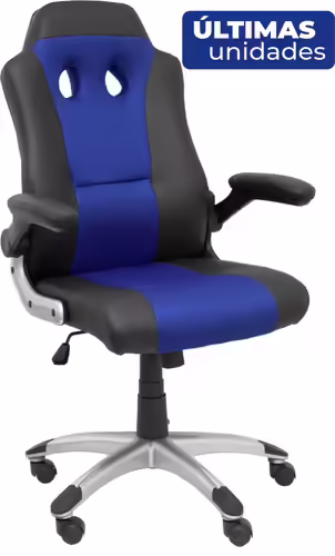Piqueras y Crespo Silla gaming Talave similpiel negro y azul | 7218BSP840229NGRN | 8436586625290 imagen 1
