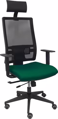 Piqueras y Crespo Silla Horna traslack bali verde botella brazos regulables rued | 10TKM840B426B10CRPC | 8436586627188 imagen 1