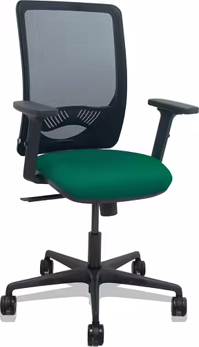 Piqueras y Crespo Silla Zulema sincro malla negra asiento bali verde botella bra | 390SM840B426B2DB68R65 | 8435501015932 imagen 1