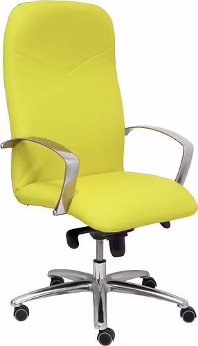 Piqueras y Crespo Sillon Caudete similpiel amarillo | 115DBSP100 | 8435501008477 imagen 1