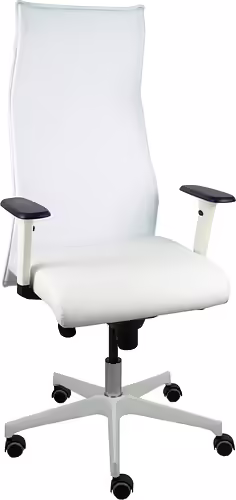 Piqueras y Crespo Sillón Sahuco blanco simipiel blanco | 13SM10SP10B354BRP | 8435501010593 imagen 1