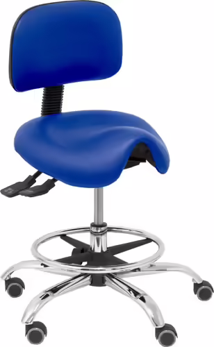 Piqueras y Crespo Taburete Zarza similpiel azul | T19ASSP229CRRP | 8436586624712 imagen 1