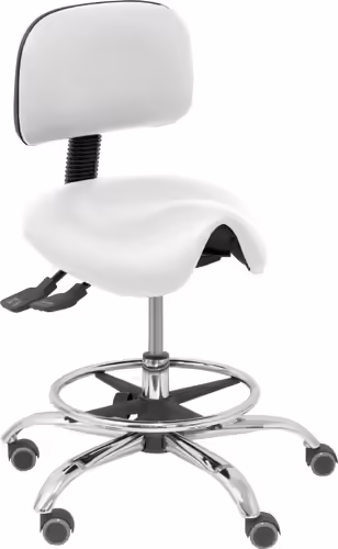 Piqueras y Crespo Taburete Zarza similpiel blanco | T19ASSP10CRRP | 8435501011309 imagen 1