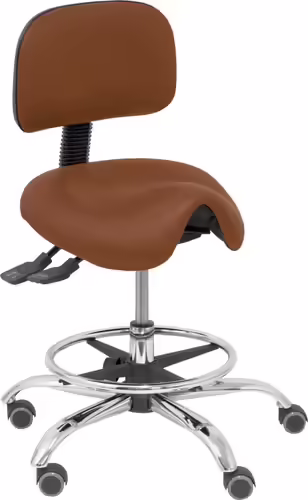 Piqueras y Crespo Taburete Zarza similpiel marron | T19ASSP363CRRP | 8435501011361 imagen 1