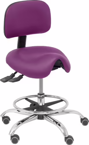 Piqueras y Crespo Taburete Zarza similpiel morado | T19ASSP760CRRP | 8436586624620 imagen 1