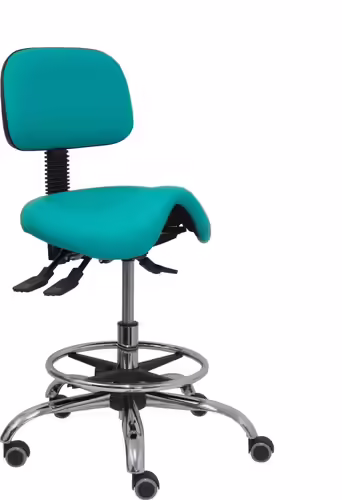 Piqueras y Crespo Taburete Zarza similpiel verde turquesa | T19ASSP39CRRP | 8436586626235 imagen 1