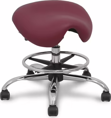 Piqueras y Crespo Taburete Zarza sin respaldo similpiel granate. | T16BSP933CRRP | 8435501018858 imagen 1