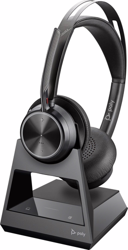 POLY Auricular estéreo VFOCUS2 con USB-A y Bluetooth | 76U46AA | 0197029504517 imagen 1