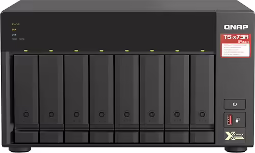 QNAP Servidor de almacenamiento NAS Torre Ethernet V1500B Negro | TS-873A-8G | 4713213518823 imagen 1