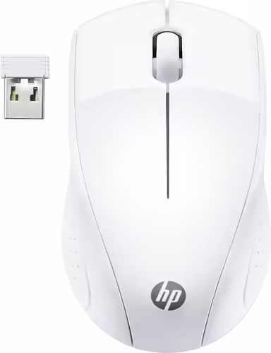 RATON INALAMBRICO HP 220 SNOW 2.4GHZ 1200PPP 3 BOTONES LED AZUL 1600DPI NANO REC | 7KX12AA | 0193905408634 imagen 1