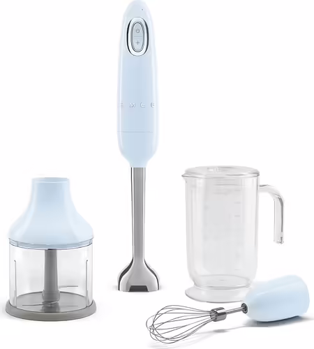 Smeg HBF03PBEU licuadora Batidora de inmersión 700 W Azul claro, Acero inoxidab | 8017709343798 imagen 1
