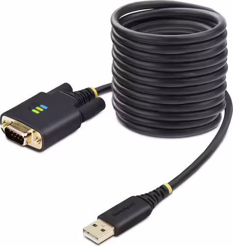 StarTech.com 1P10FFC-USB-SERIAL cable de serie Negro 3 m USB tipo A DB-9 | 0065030898331 imagen 1