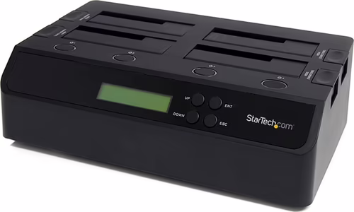 StarTech.com Base Conexión Estación Dock Duplicador Autónomo Disco Duro 4 Bah | SATDOCK4U3RE | 0065030843881 imagen 1