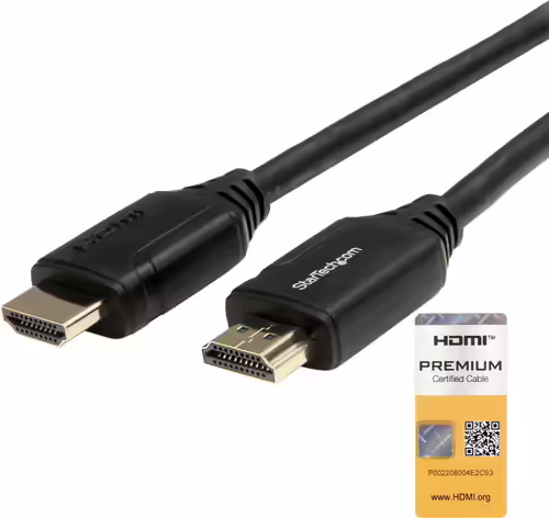 StarTech.com Cable de 0,5m HDMI de alta velocidad premium con Ethernet - 4K 60Hz | HDMM50CMP | 0065030875912 imagen 1