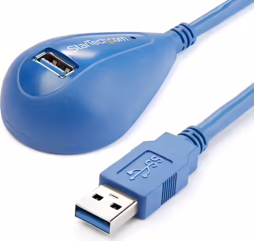 StarTech.com Cable de 1,5m Extensión Alargador USB 3.0 SuperSpeed Dock de Sobre | USB3SEXT5DSK | 0065030842785 imagen 1