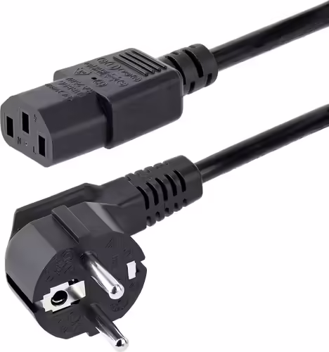 StarTech.com Cable de 1m (3 pies) de Alimentación para Ordenador, 18AWG, UE Sch | 713E-1M-POWER-CORD | 0065030894289 imagen 1