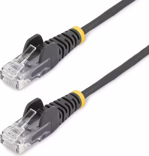 StarTech.com Cable de red CAT6 UTP Delgado con Conectores RJ45 sin Enganches - 3 | N6PAT300CMBKS | 0065030882804 imagen 1