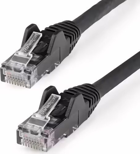StarTech.com Cable de red RJ-45 Cat6 U/UTP (UTP) 1 m Negro | N6LPATCH1MBK | 0065030892339 imagen 1