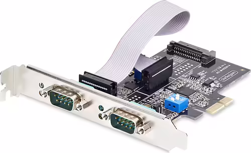 StarTech.com Tarjeta Serie PCIe de 2 Puertos - Tarjeta Serial PCI Express de 2 P | 2S232422485-PC-CARD | 0065030900270 imagen 1