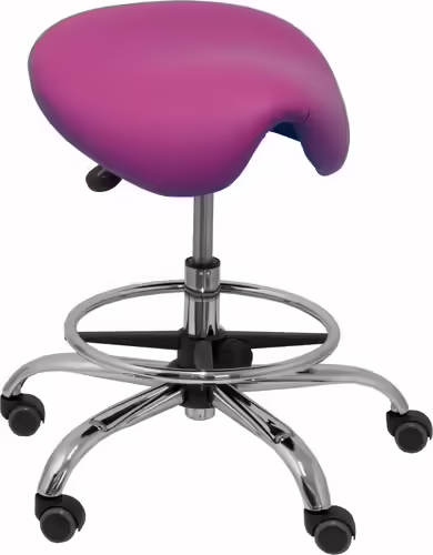 Taburete Alatoz similpiel morado | T16SPMO | 8436563389917 imagen 1