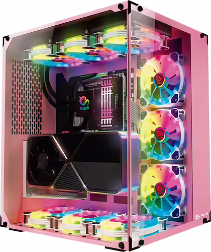 TALIUS CAJA ATX GAMING CRONOS ORCHID RGB CRISTAL TEMPLADO USB 3.0 | TAL-CRONOSORCHID | 8436550236231 imagen 1