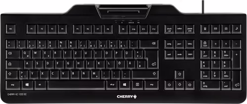 TECLADO CHERRY KC 1000 SC USB SMARTCARD JK-A0100ES-2 | 4025112084591 imagen 1