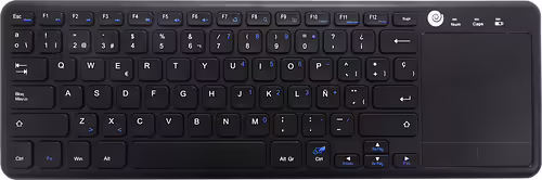 TECLADO COOLBOX COOLTOUCH INALAMBRICO NEGRO COO-TEW01-BK | 8436556148743 imagen 1