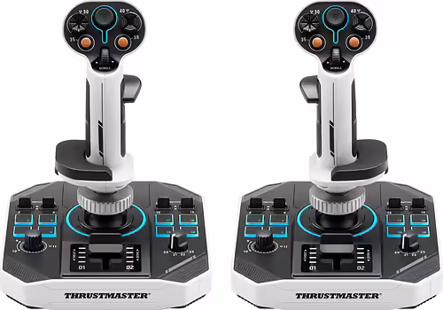 Thrustmaster Sol-R 2 HOSAS Space Sim Duo Negro, Blanco USB Palanca de vuelo Anal | 2960939 | 3362932916741 imagen 1