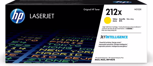 Toner hp 212X 1 pieza original amarillo W2122X | 0194441428919 imagen 1