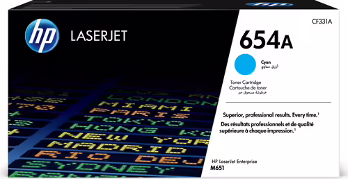 TONER HP 654A CIAN CF331A | 8861125011812 imagen 1