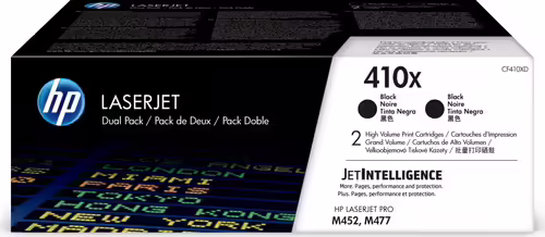 TONER HP LASERJET 410X NEGRO CF410XD | 0190780321324 imagen 1