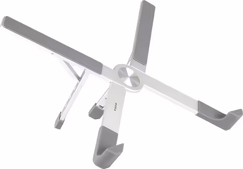 TooQ Soporte elevador plegable de aluminio para portátiles, Plata | TQLRS0036-AL | 8433281016637 imagen 1