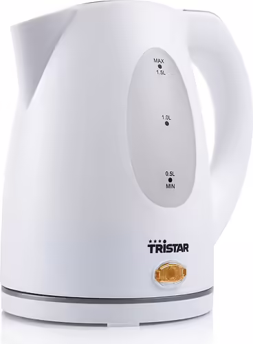 Tristar WK-1324 Hervidora de agua 2000w capacidad 1.5l blanco | 8713016013248 imagen 1